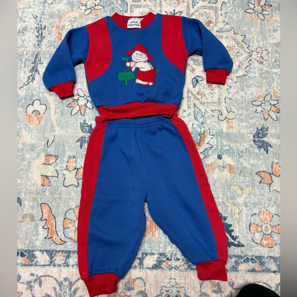 90s kid sweat shirt and pants
